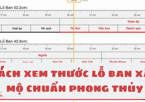 Cách Xem Thước Lỗ Ban Chuẩn Phong Thủy